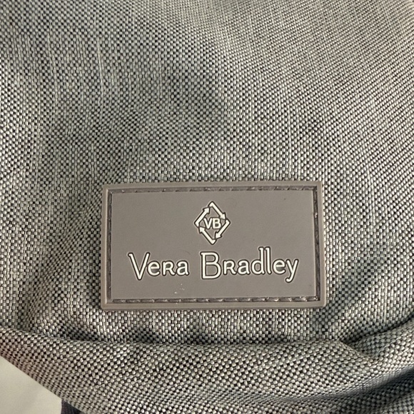 Vera Bradley Sling Bag Grey adjustable straps - Picture 2 of 8